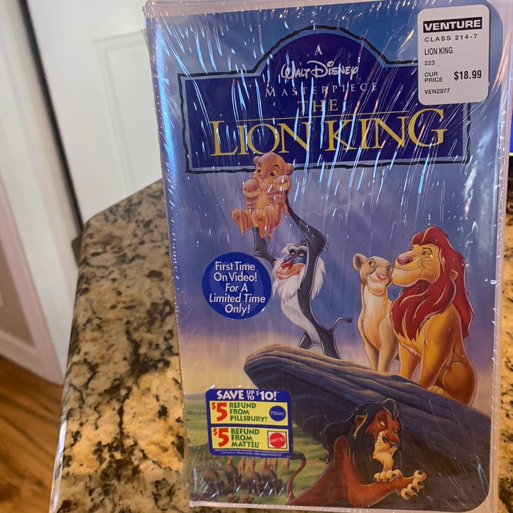 Lion King Disney Masterpiece Collection VHS